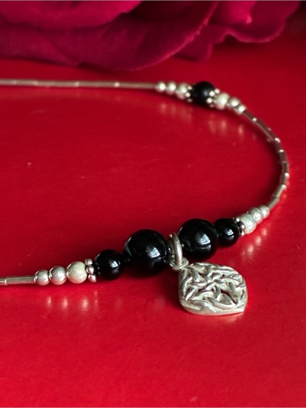 925 Sterling Silver Anklet 9”